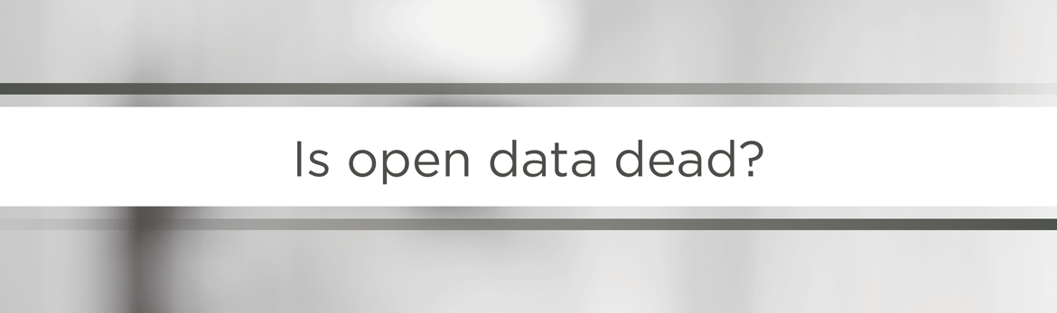 Is open data dead?
