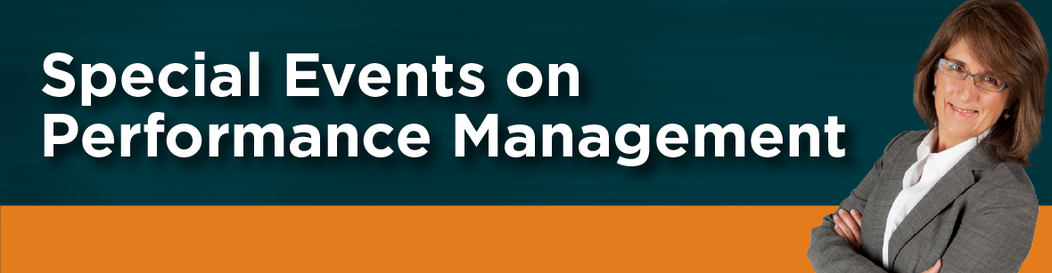 Special Events on Performance Management for ADMs